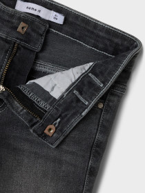 NAME IT Polly Skinny Boot Jeans Dark Grey Denim